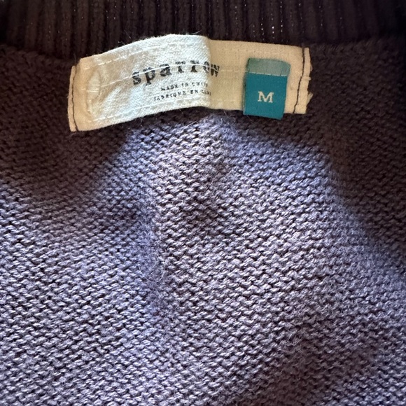 Sparrow. Size M sweater. Dusky purple colour. - Picture 3 of 4